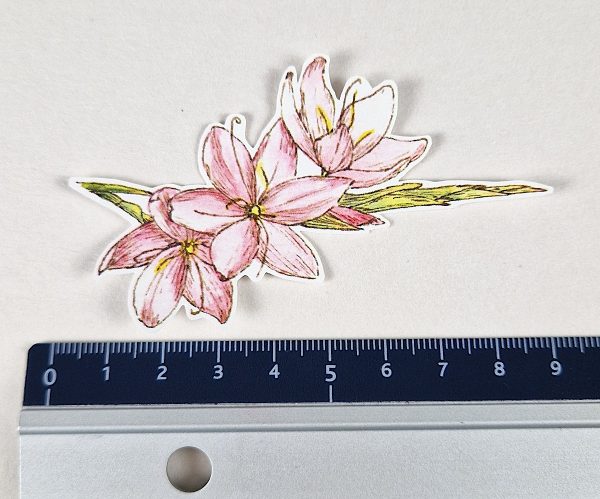 Sticker line&wash Blumen – Bild 2